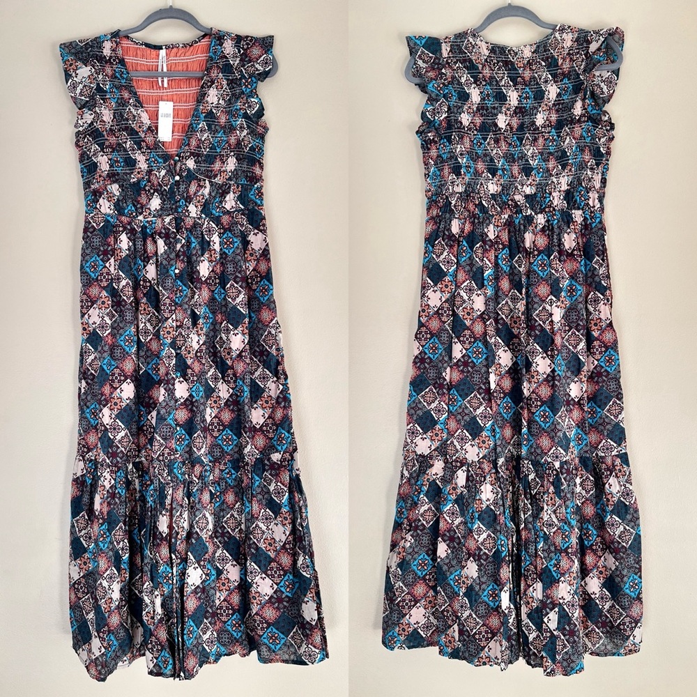 NWT Anthropologie Peregrine Midi Dress - Picture 3 of 10